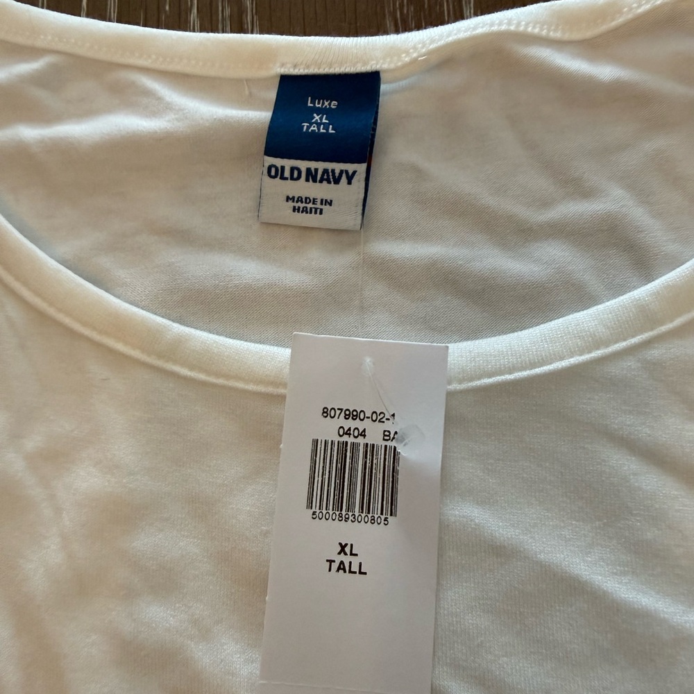 Old Navy Luxe White Tee